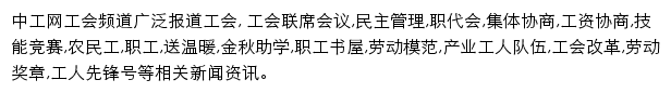 中工工会网站详情