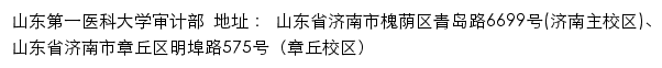 山东第一医科大学审计部（审计处）网站详情