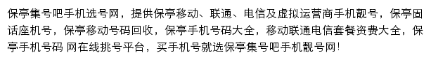 保亭集号吧网站详情