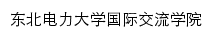 东北电力大学国际交流学院网站详情