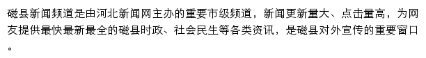 磁县新闻网网站详情