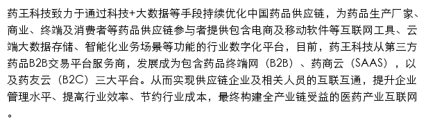 药王科技网站详情