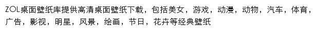 中关村在线桌面壁纸频道网站详情