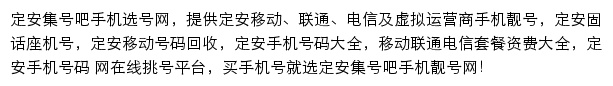 定安集号吧网站详情