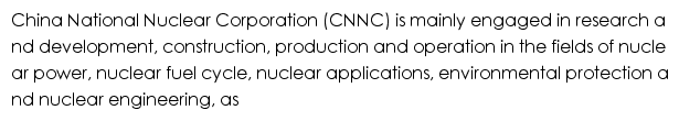 China National Nuclear Corporation网站详情