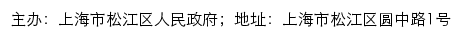 上海市松江区人民政府英文版网站详情