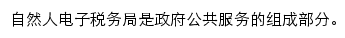 国家税务总局 自然人电子税务局网站详情