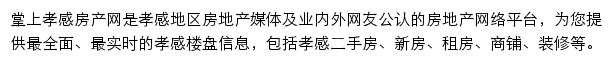 孝感房产网网站详情