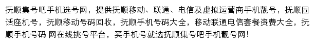 抚顺集号吧网站详情