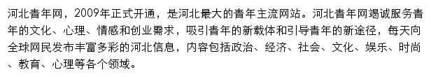 河北青年网网站详情