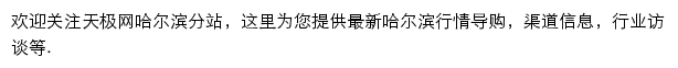 天极网哈尔滨分站网站详情