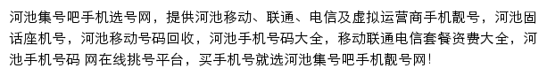 河池集号吧网站详情