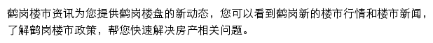 安居客鹤岗楼市资讯网站详情