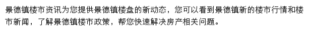 安居客景德镇楼市资讯网站详情