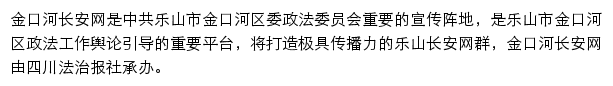 金口河长安网网站详情