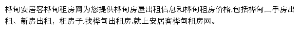 安居客桦甸租房网网站详情