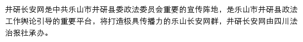 井研长安网网站详情