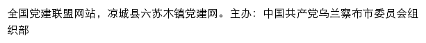 凉城县六苏木镇党建网网站详情