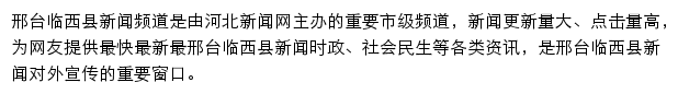 临西县新闻网网站详情