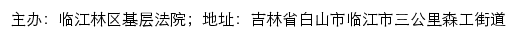 临江林区基层法院司法公开网网站详情