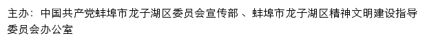 龙子湖文明网（蚌埠市龙子湖区精神文明建设指导委员会办公室）网站详情