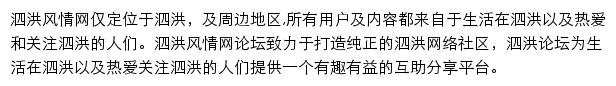 泗洪风情网手机版网站详情