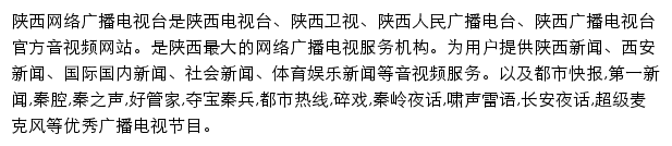 无线陕西网站详情