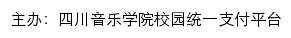 四川音乐学院校园统一支付平台网站详情