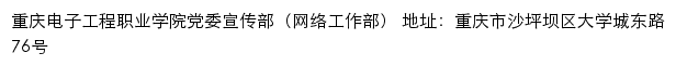 重庆电子工程职业学院党委宣传部（网络工作部）网站详情