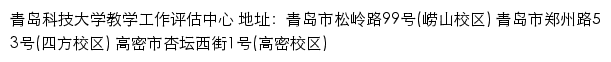 青岛科技大学教学工作评估中心网站详情