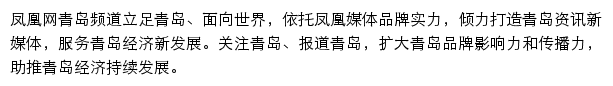 凤凰网青岛频道网站详情