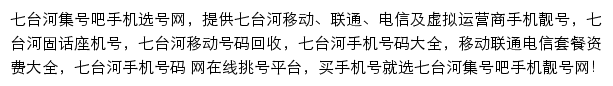 七台河集号吧网站详情