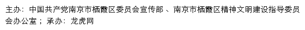 栖霞文明网（南京市栖霞区精神文明建设指导委员会办公室）网站详情