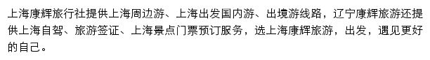 上海旅游网网站详情