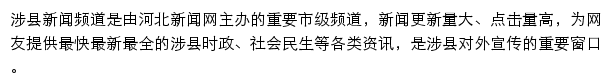 涉县新闻网网站详情