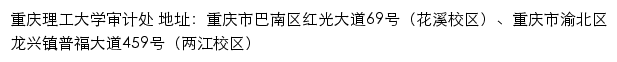 重庆理工大学审计处网站详情