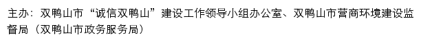 信用双鸭山网站详情