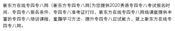 新东方在线专四专八网网站详情