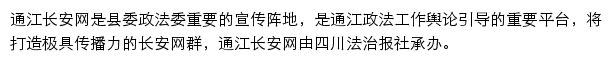 通江长安网网站详情