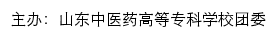 共青团山东中医药高等专科学校委员会网站详情