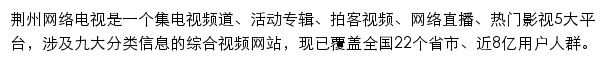 荆州网络电视网站详情