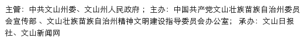 文山文明网（文山壮族苗族自治州精神文明建设指导委员会办公室）网站详情