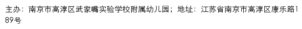 南京市高淳区武家嘴实验学校附属幼儿园网站详情