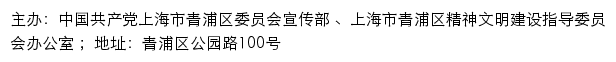 青浦文明网（上海市青浦区精神文明建设指导委员会办公室）网站详情