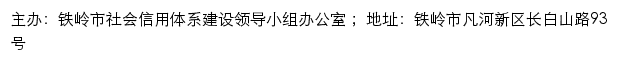 信用铁岭网站详情