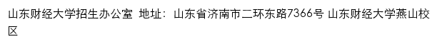 山东财政学院本科招生信息网网站详情