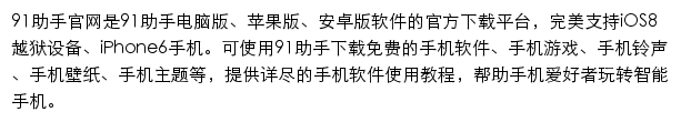 91助手网站详情