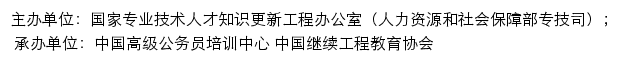 国家专业技术人才知识更新工程网站详情