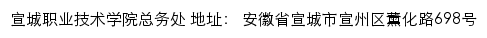 宣城职业技术学院总务处网站详情