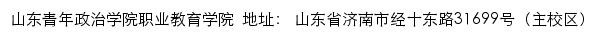 山东青年政治学院职业教育学院网站详情